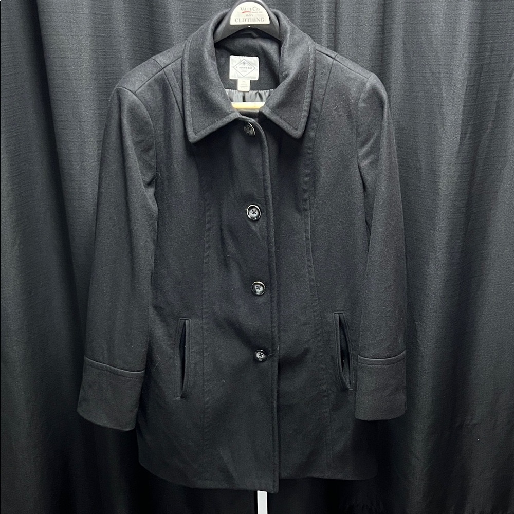 St. John's Bay Elegant Black Pea Coat